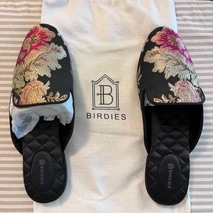 Birdies Phoebe Jacquard Mule Slippers Sz 9.5
